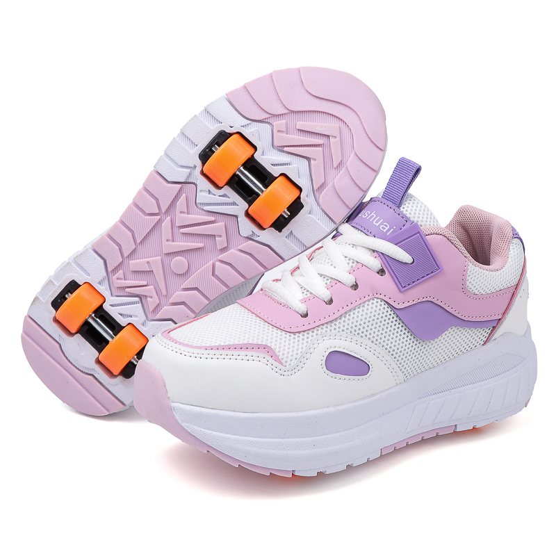 Outdoor Sport Leisure - Kids Roller Skates 4 Wheels Detachable