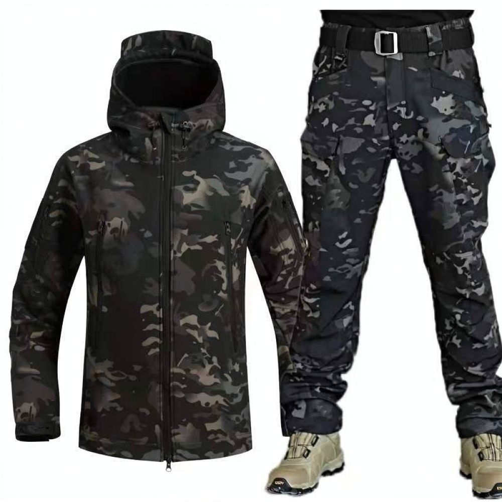 Winter Camouflage Softshell Su - Outdoor Sport Winter Jacket ulasan dan harga