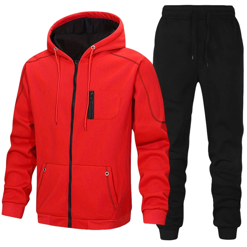 Fashion Men's Tracksuit Casual - Outdoor Sport Winter Jacket ulasan dan harga