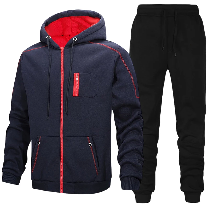Fashion Men's Tracksuit Casual - Outdoor Sport Winter Jacket ulasan dan harga