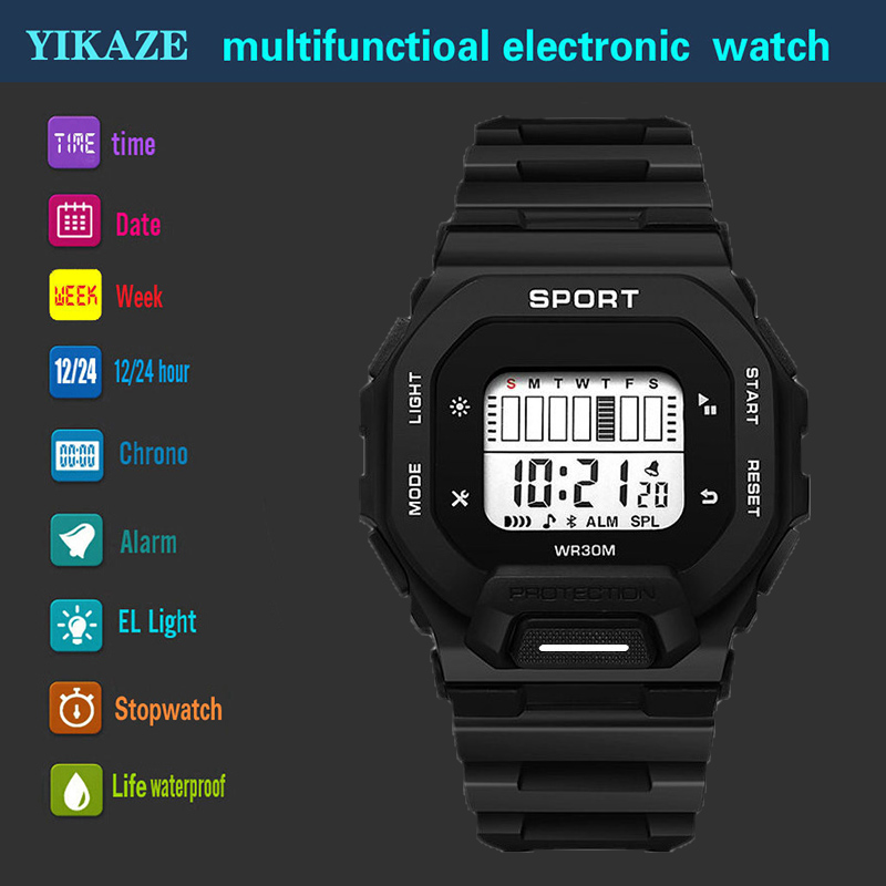 YIKAZE Men's Sports Watch Wate - Outdoor Sports Adventure ulasan dan harga