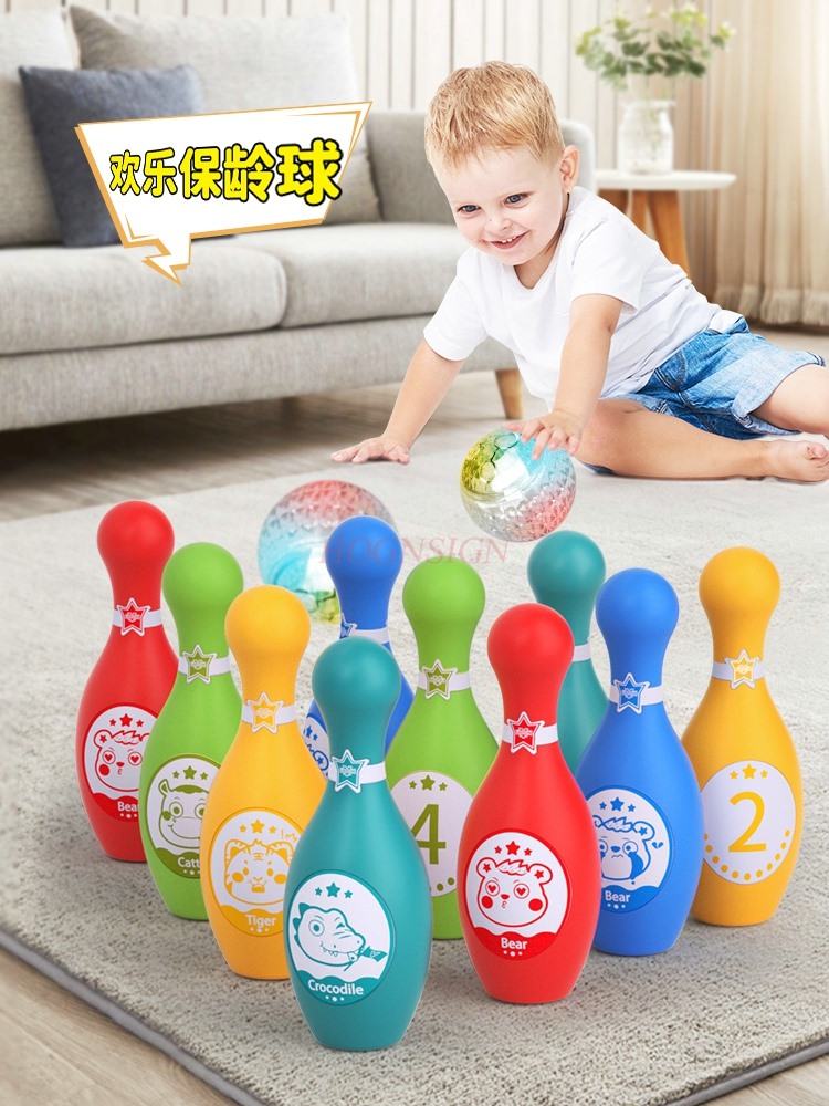 Bowling toys for children, lar - Indoor Sport And Outdoor Sports ulasan dan harga