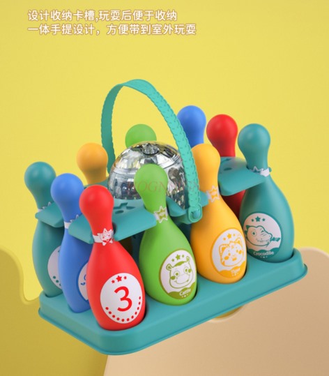 Bowling toys for children, lar - Indoor Sport And Outdoor Sports ulasan dan harga