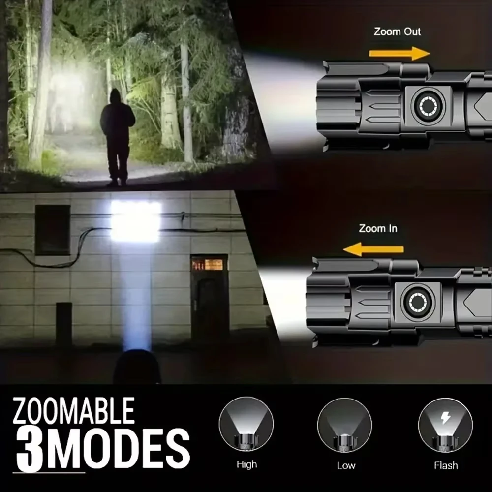 Super Bright LED Flashlight US - Outdoor Spotlight ulasan dan harga