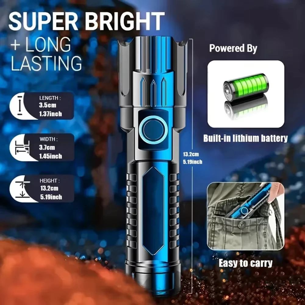 Super Bright LED Flashlight US - Outdoor Spotlight ulasan dan harga