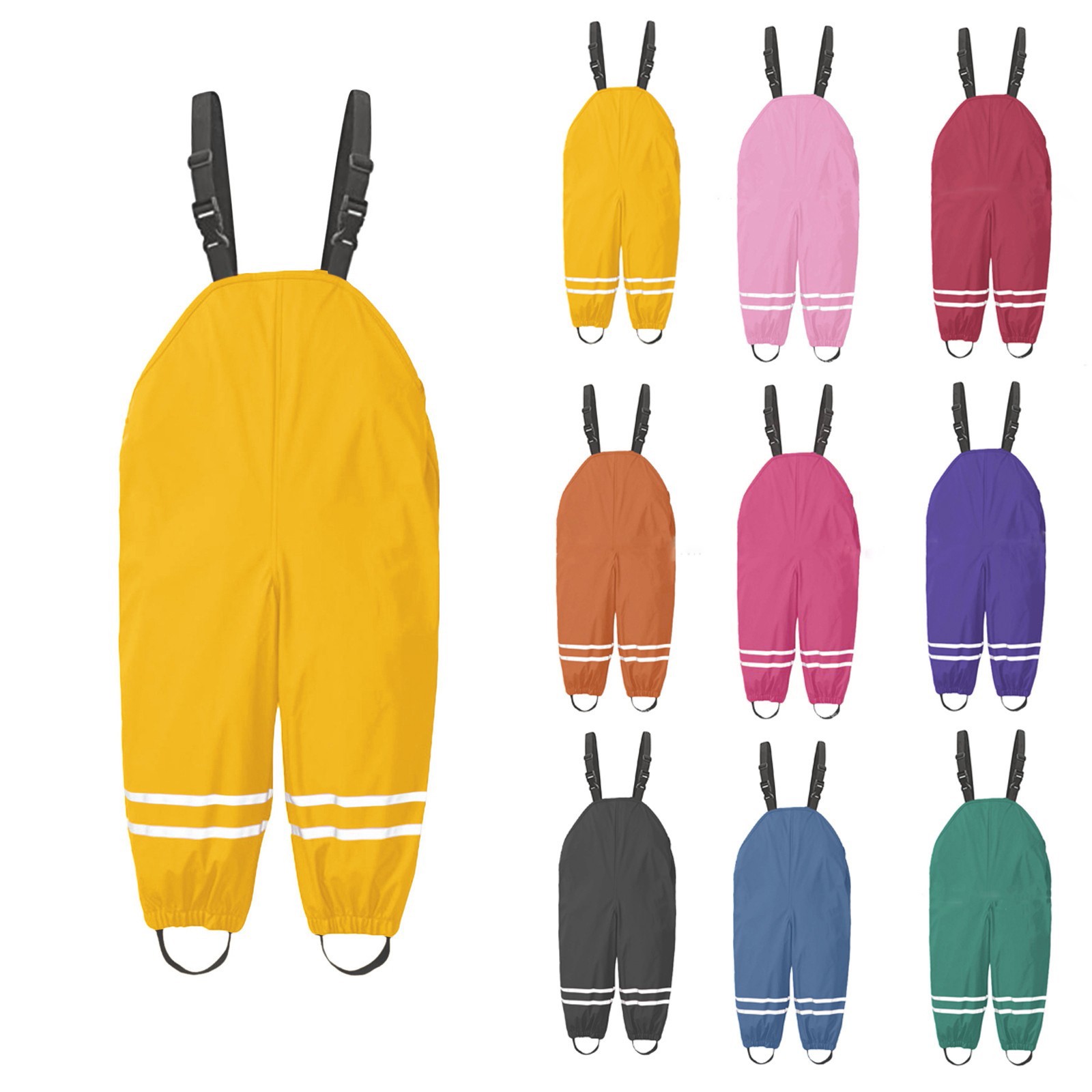 1-8Y Rain Pants Toddler Kids R - Outdoor Sport Waterproof Pants ulasan dan harga