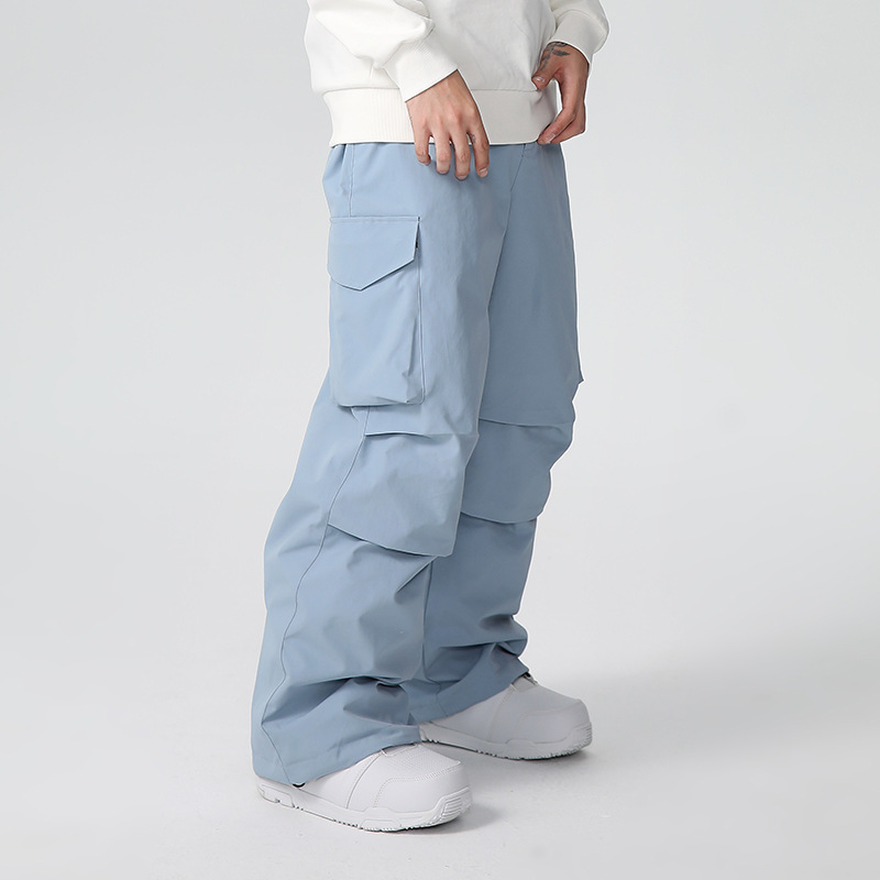 New Men Skiing Pants Solid Spo - Outdoor Sport Waterproof Pants ulasan dan harga
