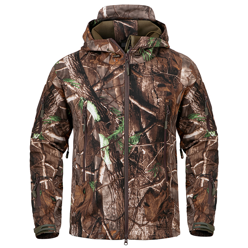 Men's Silent Soft Shell Camouf - Outdoor Sport Winter Jacket ulasan dan harga