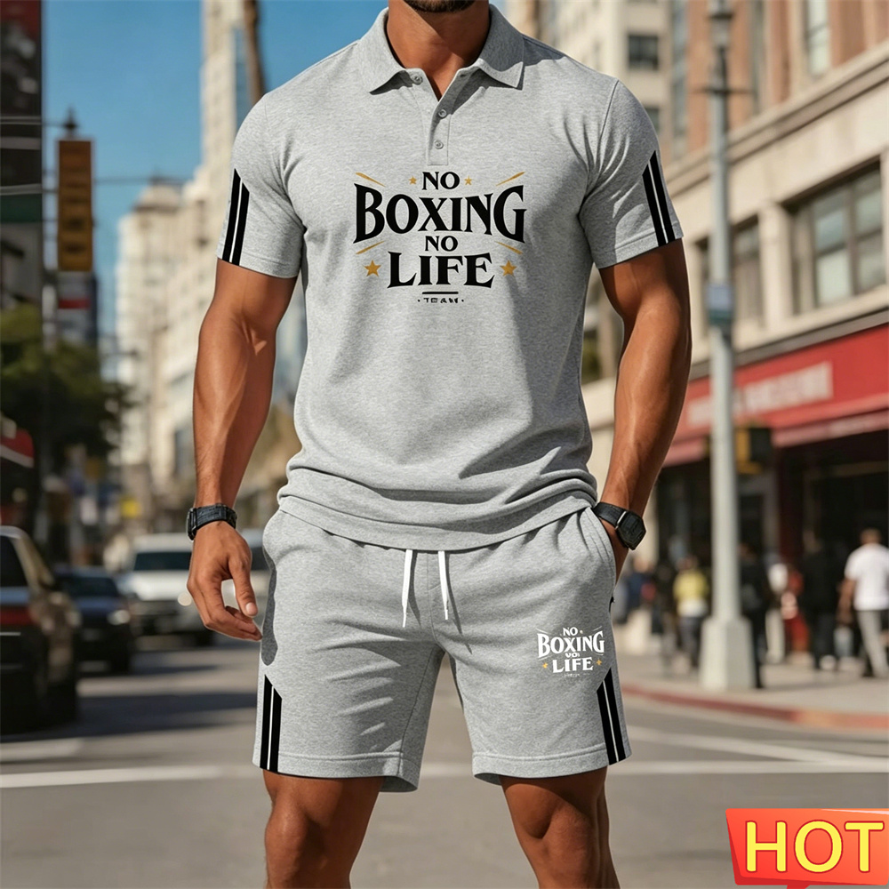 Summer Men's Sports Two-Piece  - Outdoor Sports Leisure ulasan dan harga