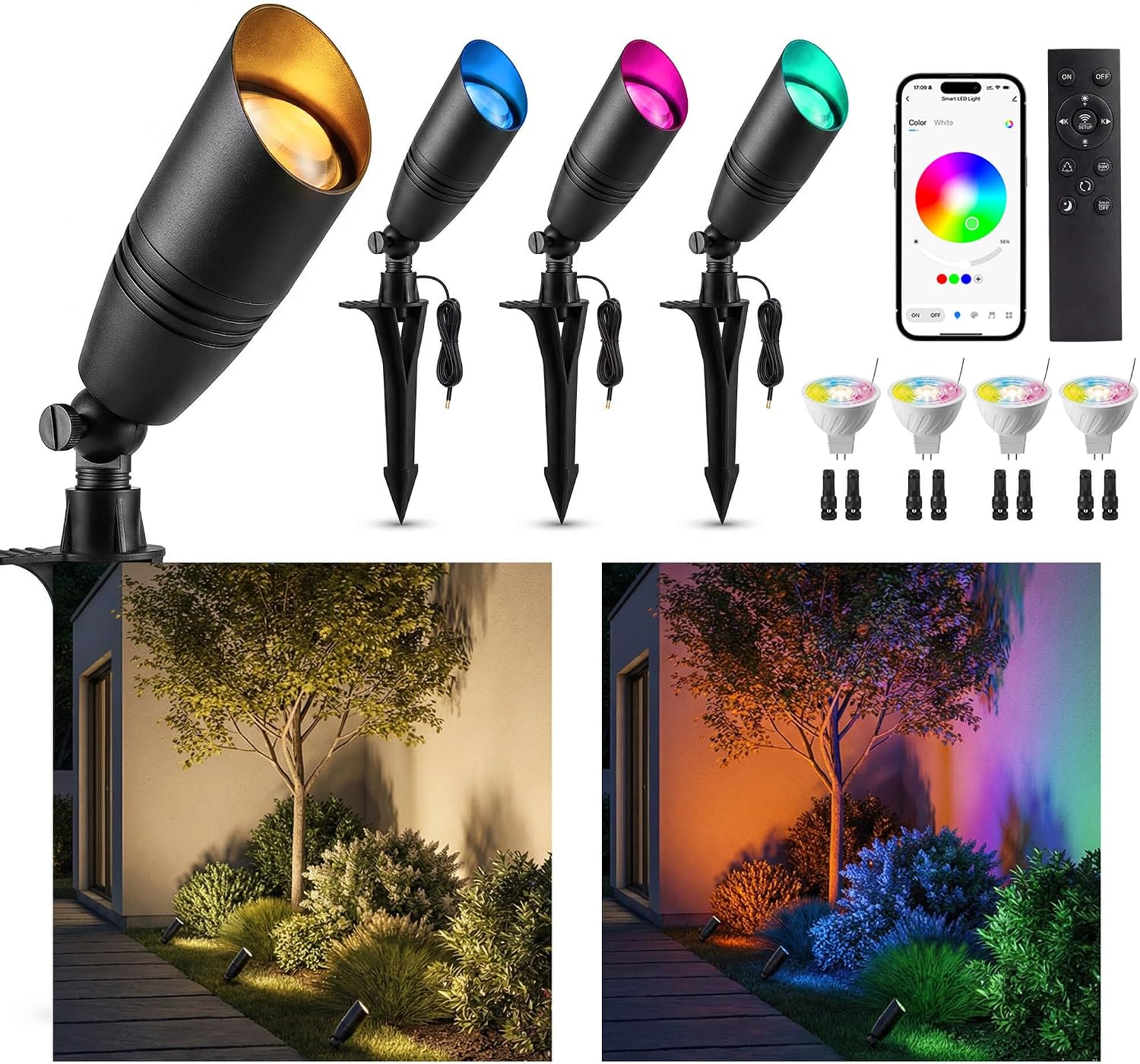 Low Voltage Outdoor RGBCW Land - Outdoor Spotlight ulasan dan harga
