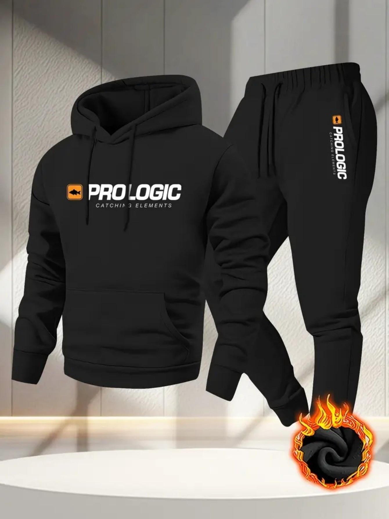 Men Printed Fleece Lined Hoodi - Outdoor Sport Leisure ulasan dan harga