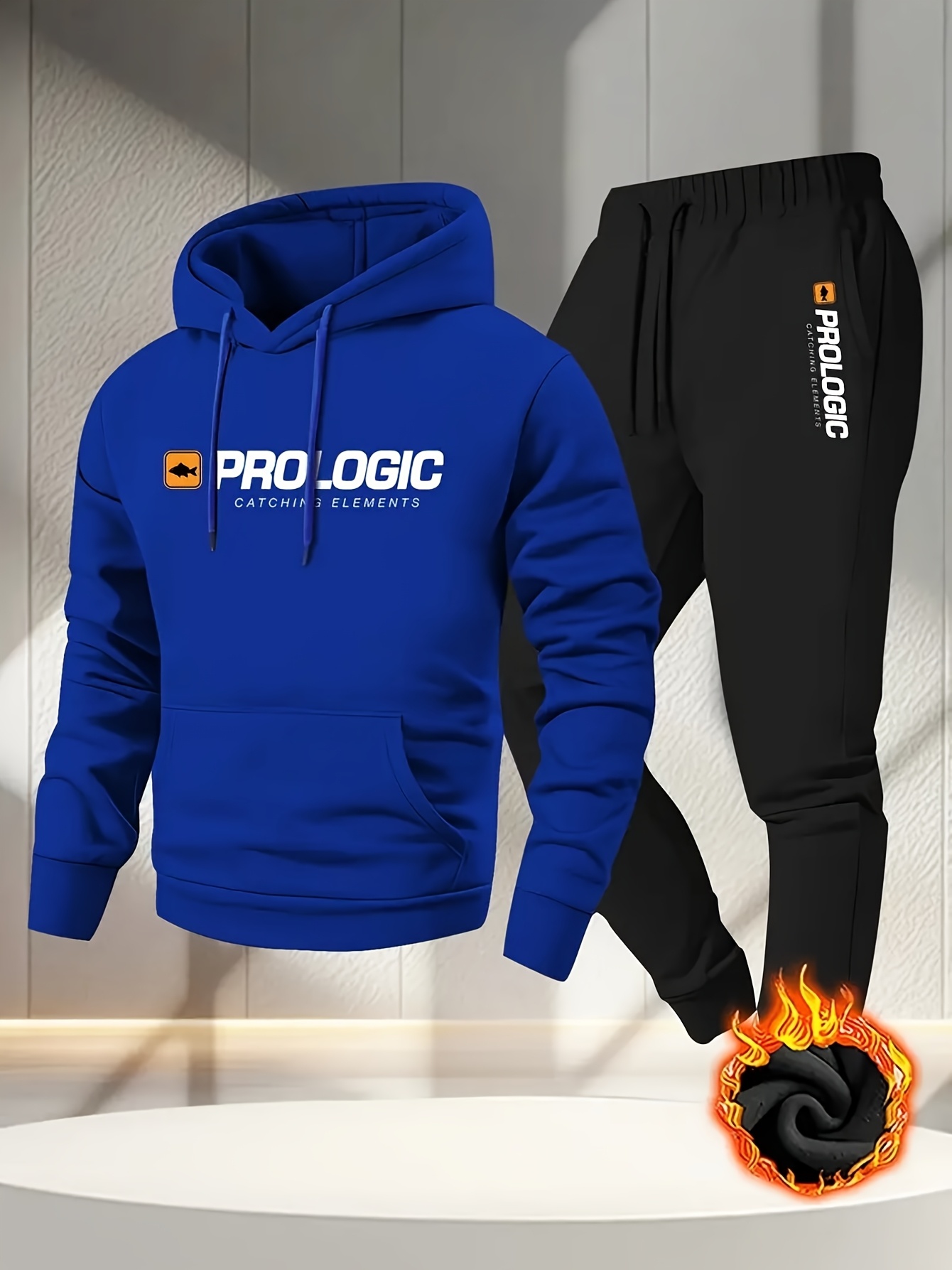 Men Printed Fleece Lined Hoodi - Outdoor Sport Leisure ulasan dan harga